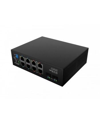 lanberg Przełącznik ILGE-8P-2S-120 Light Industrial POE 4XBT 4XAT 2XSFP DIN Gigabait Ethernet