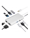 Helos Stacja dokująca USB 3.1 Type-C St./DP/HDMI/VGA/USB/LAN/Audio/SD, Premium Silver (HELOS4005938042654) - nr 1