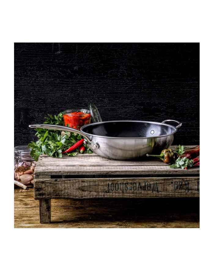 GreenPan Premiere  Wok 30 cm Edelstahl główny