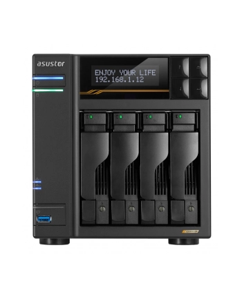 ASUSTOR AS6804T 4 Bay NAS AMD Ryzen Embedded V3C14 16GB ECC RAM DDR5 Dual USB 4 Ports Dual 10GbE Ports Dual 5GbE Ports nr 2