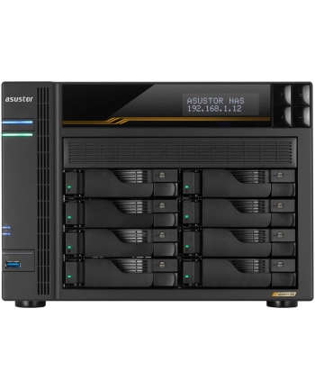 ASUSTOR AS6808T 8 Bay NAS AMD Ryzen Embedded V3C14 16GB ECC RAM DDR5 Dual USB 4 Ports Dual 10GbE Ports Dual 5GbE Ports Four M.2 SSD nr 2