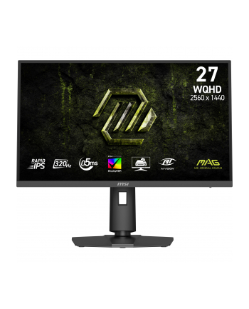 MSI MAG 274QPF X32 27inch Rapid IPS WQHD 320Hz 0.5ms HDMI2.1x2 DP Pivot
