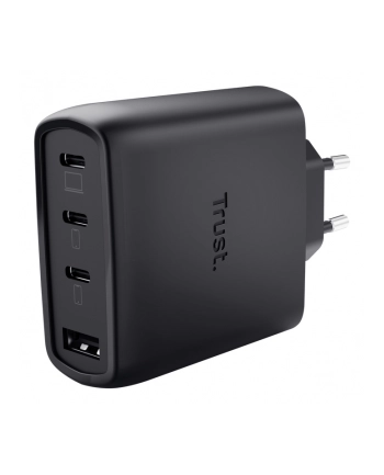 Ładowarka TRUST czarna MAXO GaN 65W 3xC 1xA nr 2