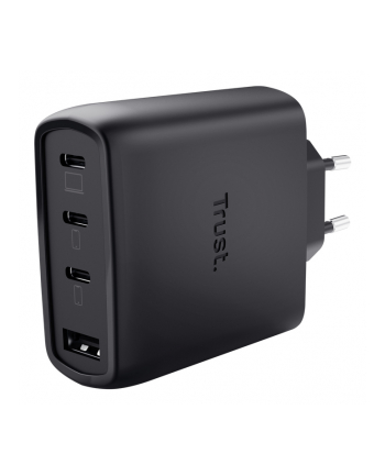 Ładowarka TRUST czarna MAXO GaN 65W 3xC 1xA nr 2