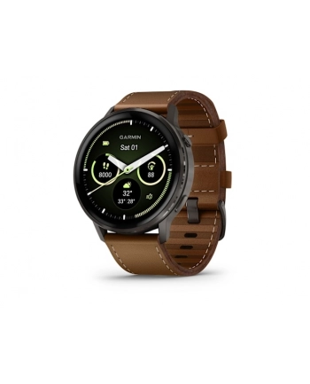 Zegarek Garmin Venu 4, 45mm AMOLED Brown nr 2