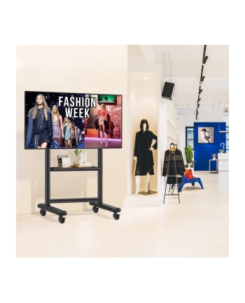 Techly Stojak Mobilny Tv 60-86” Do 68Kg Regulowany Półka Av (TLY_620904) nr 2
