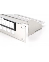 Digitus Modular Galvanized Patch Panel, shielded, 24-port blank, 1U, Rack Mount, transp. label field, Silver - nr 9