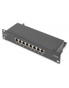 Digitus Panel krosowy Cat 6A ekranowany czarny 8 portów - nr 3