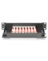 Digitus Panel krosowy Cat 6A ekranowany czarny 8 portów - nr 4