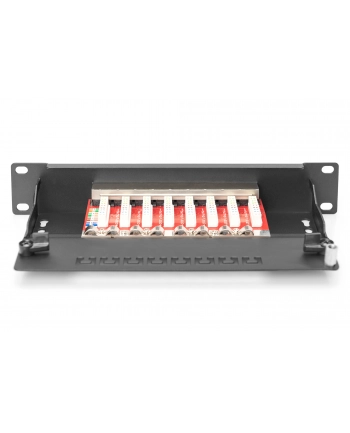 Digitus Panel krosowy Cat 6A ekranowany czarny 8 portów nr 2