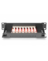 Digitus Panel krosowy Cat 6A ekranowany czarny 8 portów - nr 8