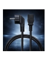 qoltec Kabel zasilający | wtyczka kątowa SCHUKO CEE 7/7 (E/F) | IEC C13 | 3x1.0mm2 | czysta miedź Cu | 1.8m - nr 3