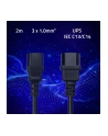 qoltec Kabel zasilający IEC C13 | C14 | 3x1.0mm2 | Czysta miedź Cu | 2m - nr 2