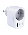 3mk Adapter sieciowy Hyper Charger 30W 1xUSB-A 2xUSB-C 1x Schuko PD  QC 3.0 białt - nr 7