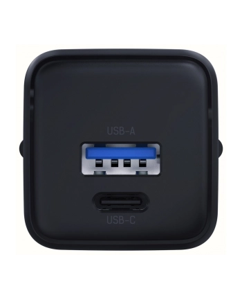 3mk Ładowarka sieciowa Hyper GaN 20W 1xUSB-A 1xUSB-C PD QC4+ czarna