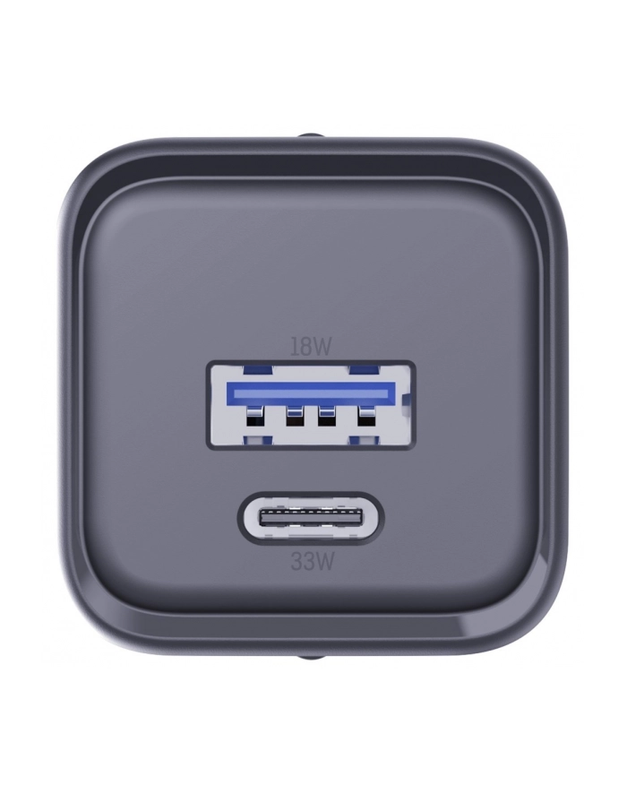 3mk Ładowarka sieciowa Hyper Charger PD 33W GaN QC4+ PPS AFC FCP SCP USB-A USB-C czarna główny