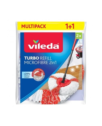 vileda Wkład do mopa obczerwonyowego TURBO 2w1 2 sztuki nr 2
