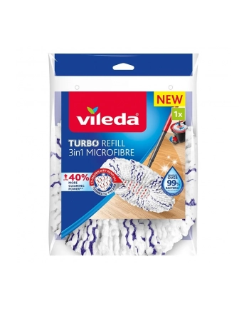 vileda Wkład do mopa obczerwonyowego TURBO 3w1 Microfibre nr 1