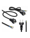 qoltec Kabel zasilający SCHUKO CEE 7/7 (E/F) | miedź Cu | odizolowany lutowany | 3x0.75mm2 | 1.8m - nr 6