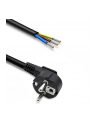 qoltec Kabel zasilający | wtyczka kątowa SCHUKO CEE 7/7 (E/F) | miedź Cu odizolowany lutowany | 3x1.5mm2 | 3m - nr 1