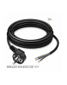 qoltec Kabel zasilający | wtyczka kątowa SCHUKO CEE 7/7 (E/F) | miedź Cu odizolowany lutowany | 3x1.5mm2 | 3m - nr 3