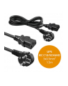 qoltec Kabel zasilający | wtyczka kątowa SCHUKO CEE 7/7 (E/F) | IEC C13 | 3x0.5mm2 | czysta miedź | 1.5m - nr 5