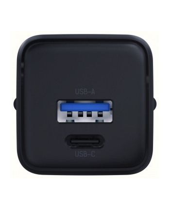 3mk Ładowarka sieciowa Hyper GaN 20W 1xUSB-A 1xUSB-C PD QC4+ czarna nr 1