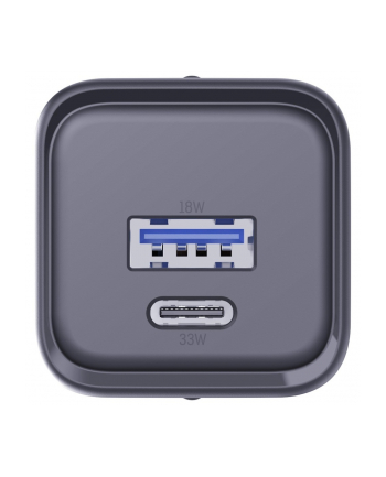 3mk Ładowarka sieciowa Hyper Charger PD 33W GaN QC4+ PPS AFC FCP SCP USB-A USB-C czarna nr 1