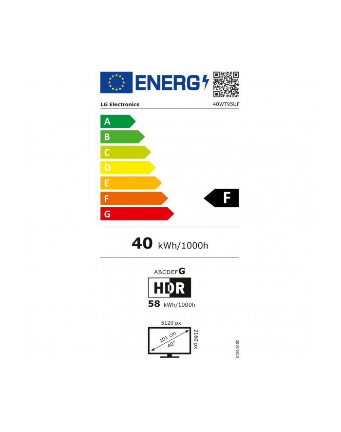 Lg 40'' 40WT95UF-W główny