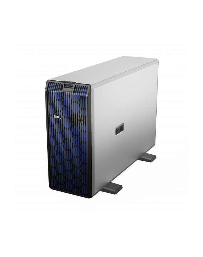 PowerEdge T560, Chassis 8x3.5 SAS/SATA, Xeon Silver 4410Y, 1x32GB, 1x480GB SSD SATA RI, SecBezel, Broadcom 5720QP, PERC H755, iDRAC9 Enterprise 16G, 1x1100W, 3Y główny