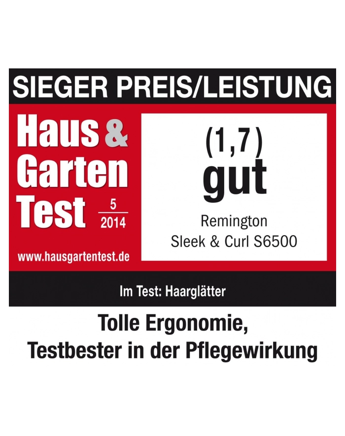 remington Prostownica do włosów Sleek'curl                    S6500 główny