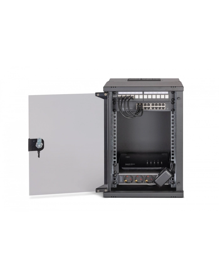 Digitus Pakiet sieciowy 10'' szafa 9U i sprzęt wersja bl SOHO Pro bez montażu (DN49103SET) główny