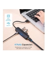 Vention Hub 3x Usb + Lan 100Mbit + Zasilanie 0,15m (CHPBB) - nr 12