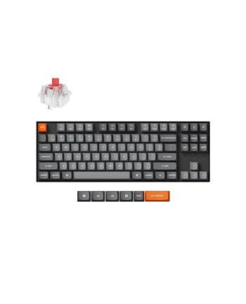 Keychron K8M-H1 80% TKL Super Red Switch RGB Hot-Swap Black