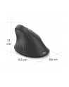 Hama EWM-500 czarna pionowa mysz bezprzewodowa| ergonomiczny kształt | - nr 16