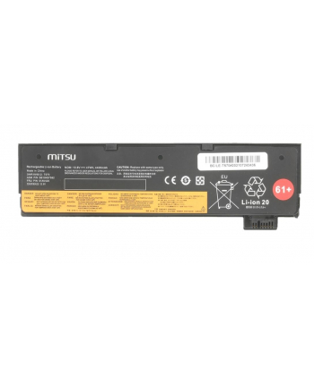 mitsu Bateria do Lenovo ThinkPad T570 4400 mAh (47 Wh) 10.8 - 11.1 Volt