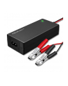 qoltec Ładowarka do akumulatora AGM GEL STD | Prostownik 24V | 2A | 48W | LED | Kabel 1.8m - nr 1