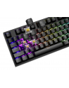 Genesis Thor 404 czarna RGB Gateron Yellow Pro klawiatura mechaniczna | Qwerty | USB | 11 klawiszy multimedialnych | podświetlenie RGB | Gateron Yellow Pro | Hot-Swap - nr 8