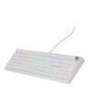 Genesis Thor 404 biała RGB Outemu Peach Silent klawiatura mechaniczna | Qwerty | USB | 11 klawiszy multimedialnych | Outemu Peach Silent | Hot-Swap | biała - nr 6