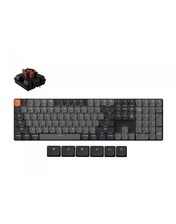 Keychron K5X-H3 Full Size Brown Switch RGB Hot-Swap Black główny