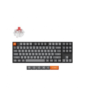 Keychron K8M-H1 80% TKL Super Red Switch RGB Hot-Swap Black nr 1