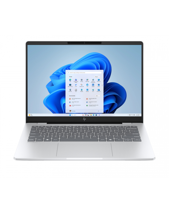 HP OmniBook 7 AI 14-fr0217nw - Ultra 7 255U | 14''-2K-OLED | 16GB | 512GB | Win11Home | Srebro lodowcowe Ultra 7 255U |LCD:14''2KOLED|RAM:16GB|SSD:512GB|W11H główny