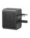 usams Ładowarka travel adapter 17W CC308 USB-C + USB-A 4w1 US/AU/EU/UK czarna - nr 5