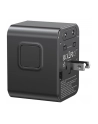 usams Ładowarka travel adapter 17W CC308 USB-C + USB-A 4w1 US/AU/EU/UK czarna - nr 6