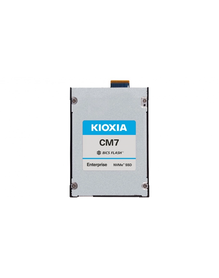 kioxia Dysk SSD CM7-V 6400GB U.3 NVMe Gen.5 1x4 2x2 DWPD 3 3D TLC BiCS Flash Enterprise NVMe non-SED SIE PLP główny