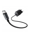 usams Ładowarka sieciowa JC Series CC264 30W GaN Fast Charger wbudowanykabel USB-C czarna - nr 4