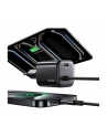 usams Ładowarka sieciowa JC Series CC264 30W GaN Fast Charge wbudowany kabel USB-C biała - nr 11