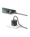 usams Ładowarka sieciowa JC Series CC264 30W GaN Fast Charge wbudowany kabel USB-C biała - nr 2