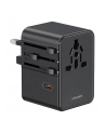 usams Ładowarka Travel Adapter 70W US/AU/EU/UK 3xUSB-C 4w1 czarny - nr 2