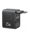 usams Ładowarka Travel Adapter 25W US/AU/EU/UK 2xUSB-C czarny 4w1 - nr 4
